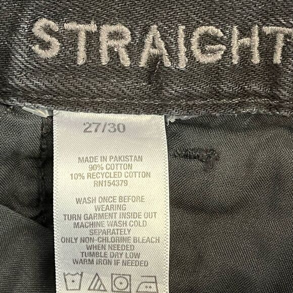 Mens’ Black Aeropostale Straight Jeans Size 27/30 - Picture 3 of 3